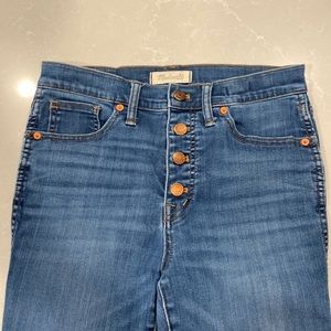 Madewell womens skinny jeans high rise size 28